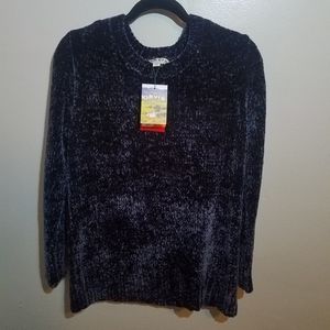 Soft blue crewneck sweater